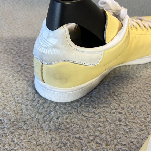 Adidas Stan Smith Originals Leather Sneakers Mens 9 Yellow Shoes BD7438 - Picture 9 of 16